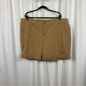 Lane Bryant Khaki Utility Shorts Sz.28W